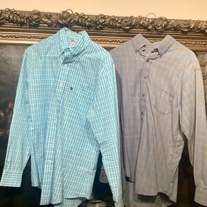 Pair of Brooks Brothers 346 Cotton Button Dn Shirts - Sz Small